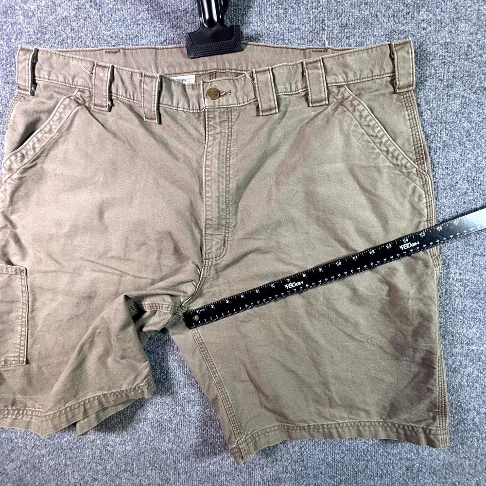 Carhartt Carpenter Shorts Men's 44 Brown Ripstop Workwear Utility Technician